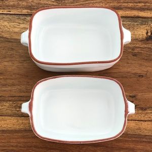 2 Crate & Barrel Baking Dishes
